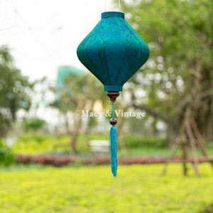 Vietnam bamboo silk lanterns 35cm - Make to order  - Wedding decoration. Home lamp. Garden decoration