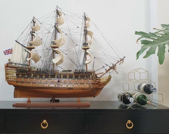 HMS Victory Model Ship - British Royal Navy - Wooden Model Ship - Size 32"