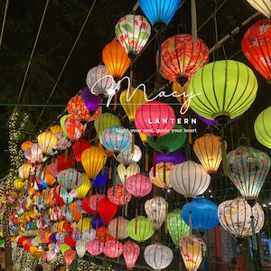 Bamboo Silk Lanterns (Set of 40): Mix Color & Shape, Wedding Party Decor