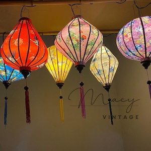 6pcs Hoi An Bamboo lantern 47cm - Waterproof lantern - Lanterns for wedding - Outdoor lanterns - Garden lantern - Lantern for tent