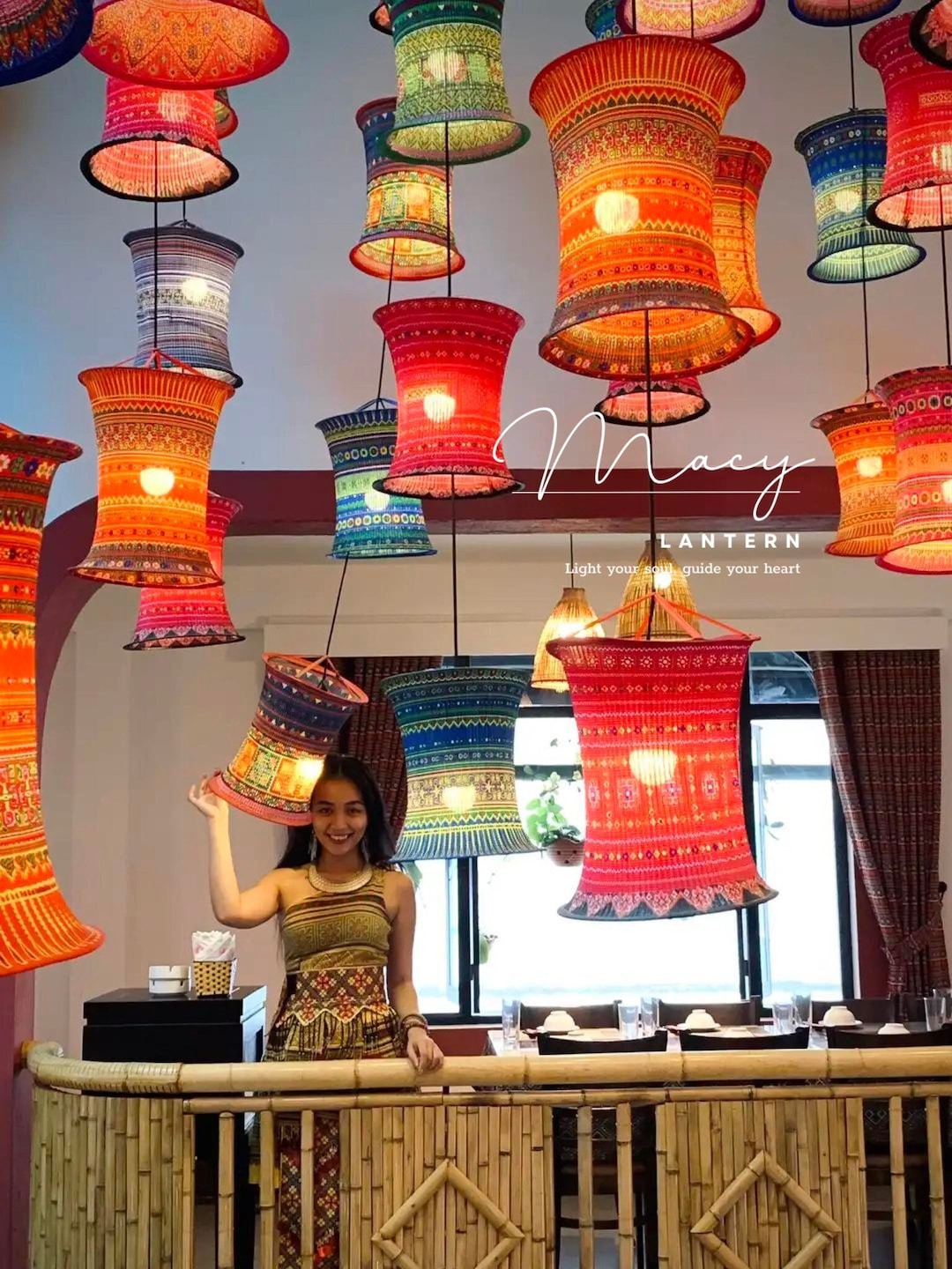 Set of 7 Vietnam Ethnic Brocade Lanterns - Mix Colors - Etsy