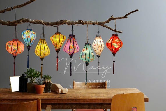 5 X Floating LED Flameless Candles - Battery Powered Indoor Hanging Window Or Table Lighting Decorations - Each H15.5 X 1.5cm