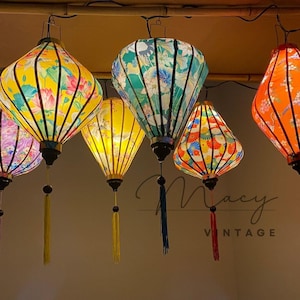6pcs Hoi An waterproof Lantern 47cm, Mix color, Outdoor using, Wedding lamp