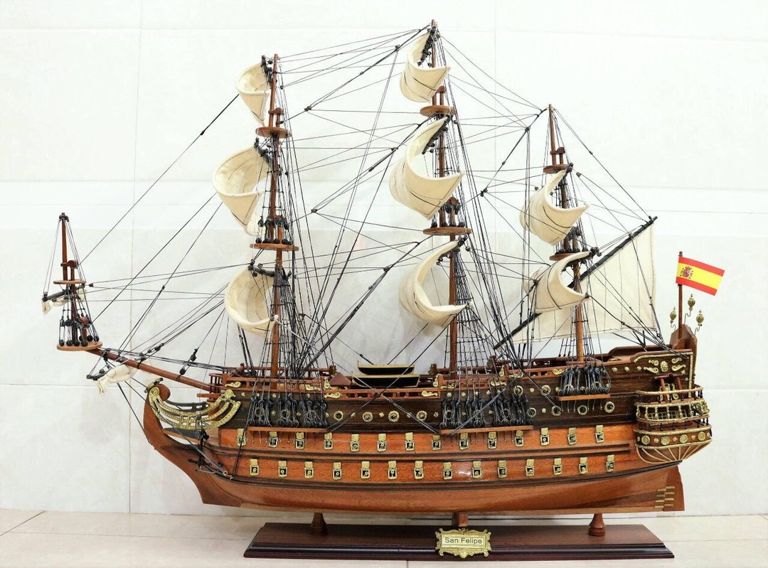 Laboratorium eeuwig Gewaad San Felipe 1690 Model schip Spaanse San Felipe model schip - Etsy België