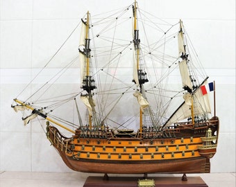 Royal Louis - French ship Royal Louise - Wooden Model Ship - Size 32"