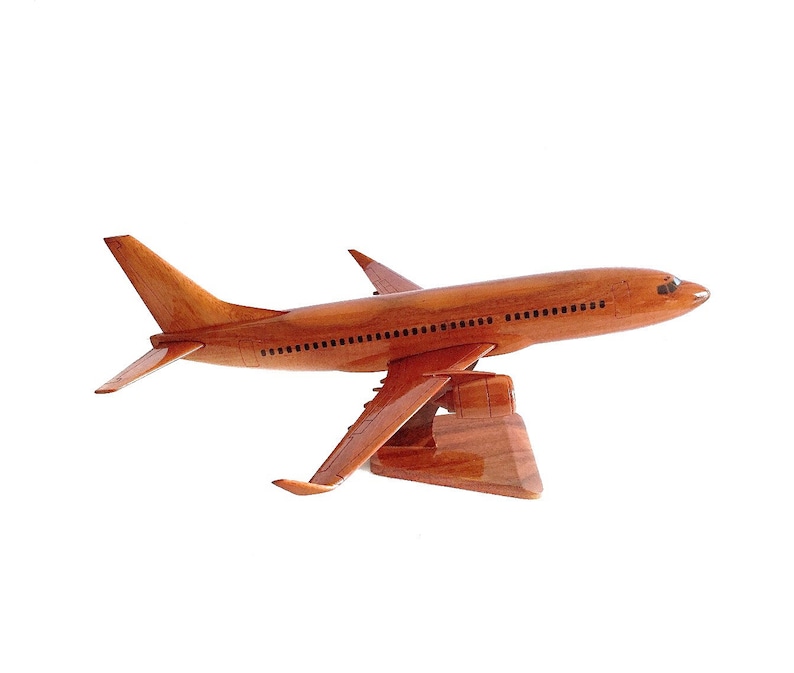Boeing 737 airplane model 18x14x7 Gift for pilot Gift for airplane lovers image 5