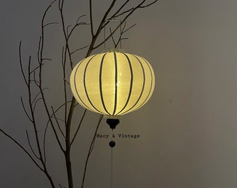 Hoi An Bamboo Silk Lantern (47cm): Customizable Wedding Decor