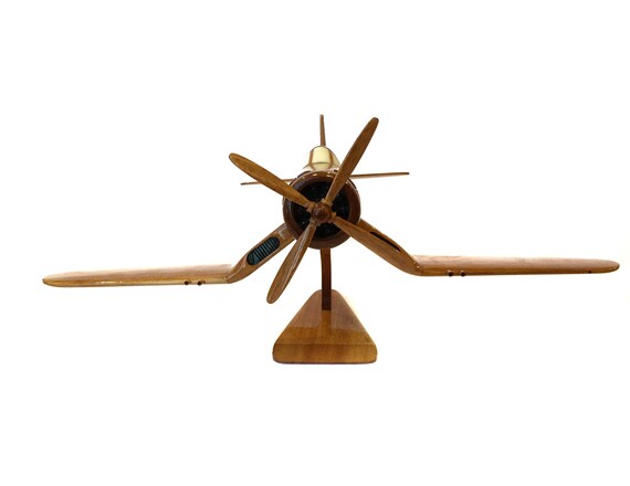 F4u Corsair Aircraft Model 13 X 16 X 8 5 Ww2 Us Navy Fighter Plane Gift For Pilot