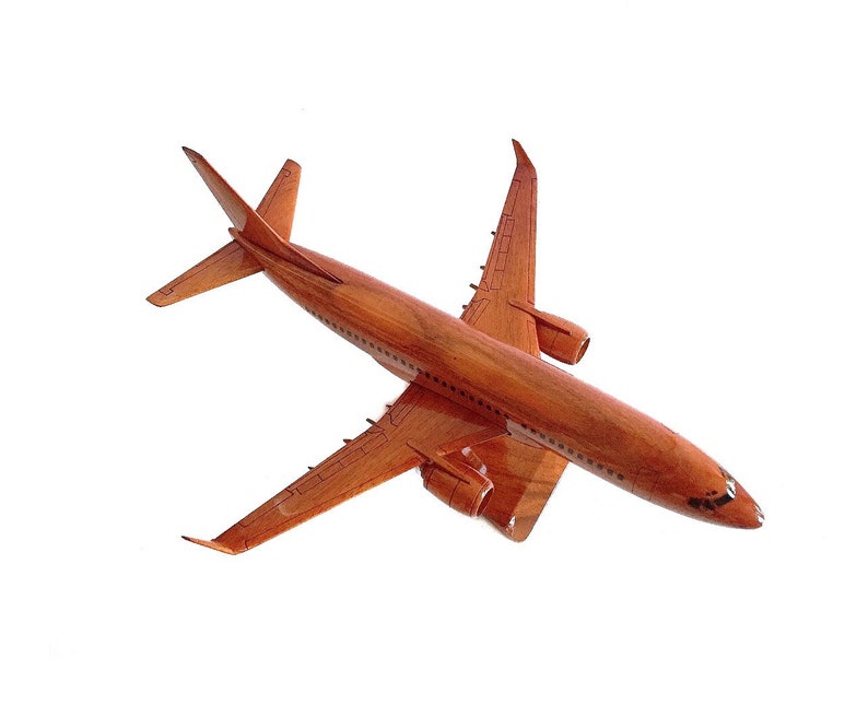 Boeing 737 airplane model 18x14x7 Gift for pilot Gift for airplane lovers image 3