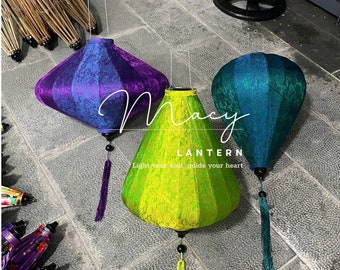 3pcs Hoi An Bamboo Lantern, Traditional Vietnamese Decor (70cm)