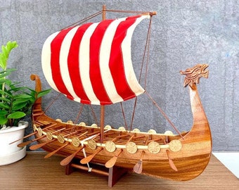 Viking Model Ship - Ancient Mariner Sea gifts - Wooden Model Ship - Size 24" or 32"