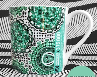 HIV Fine Bone China Virus Mug