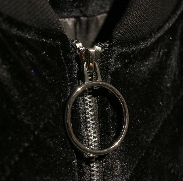 Dark Black Velour Velvet Quilted Overlong Coat / Cotton | Etsy