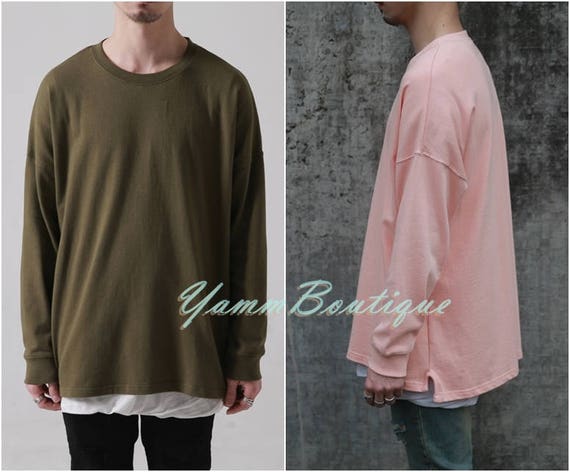 Oversized Overlong Side Slit Essentials 