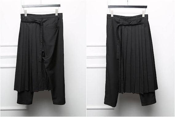 Detachable Wrap Skirt Men's Original British Skirt Layer | Etsy