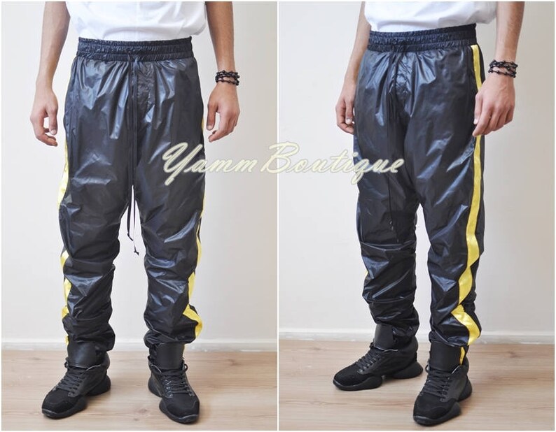black and gold jogger set