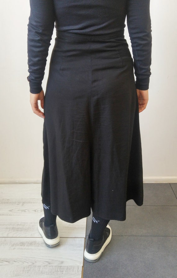 High Waisted Loose Wide Leg Culottes / Skirt Layer Pants Short - Etsy  Finland