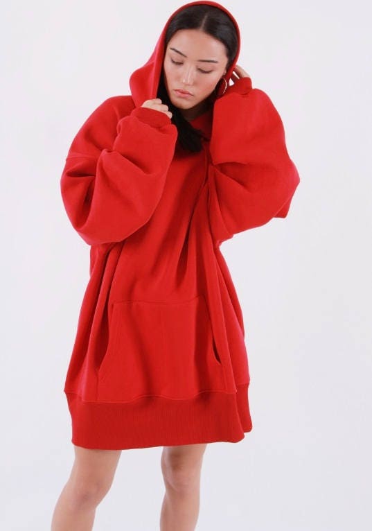 Nouveau Femme Surdimensionné Poches Latérales Fleece Sweat-shirt Femmes Baggy Tops Robe Tunique Nouveau Femme Surdimensionné Poches Latérales Fleece Sweat-shirt Femmes Baggy Tops Robe Tunique