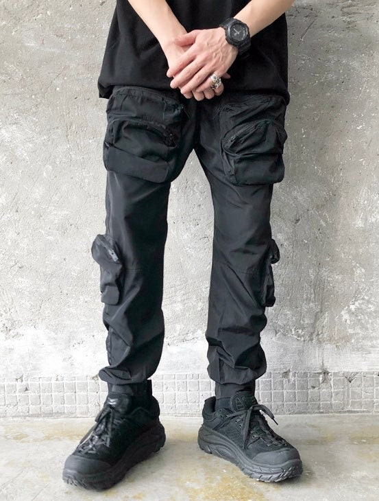 Men's Multi-pocket on Sides / Adjustable Hook Trousers Casual Cargo Pants  Jogger / Lounge Pants 