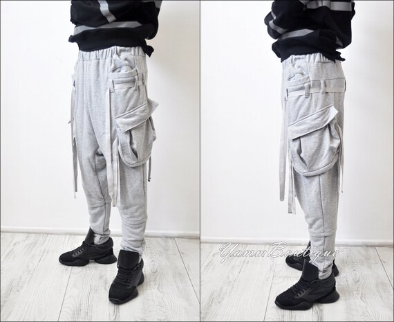 Cargo Pants Men, Baggy Pants, Drop Crotch Pants Mens, Hip Hop