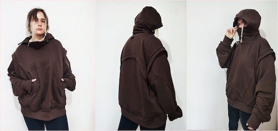 XS-6XL Vest Hooded DOUBLE SWEATSHIRT 