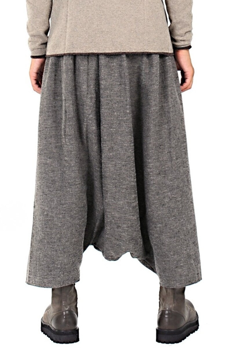 Sarrouel Japanese Wide Leg Stretch Cotton Trouser Yoga Pant Unisex Sarouel Harem