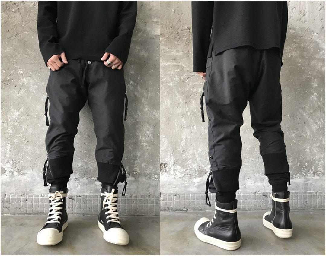 Men's Double-layered Fabric Double Trousers Zipper - Etsy