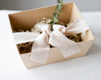 Personalized gift box gift box with name sustainable gift packaging gift basket with name girlfriend gift gift wedding