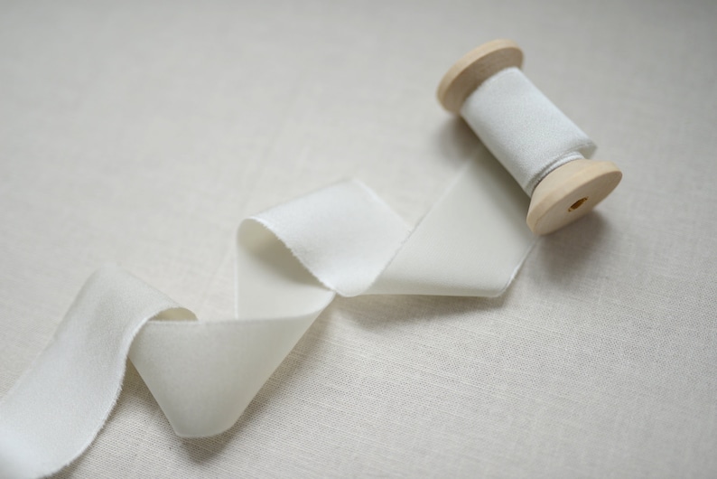 silk ribbons grey and white for the bridal bouquet Silk ribbons in champagne wedding white wedding decorations bouquet bridal bouquet ribbons