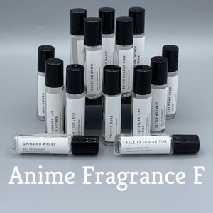 Anime Fragrances F | Dandy Lions Creations | Anime Perfume Cologne | Fandom Gift | Gifts for Geeks | Gifts Under 15 | Cosplay Prop | Otaku