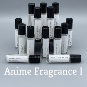 Anime Fragrances I | Dandy Lions Creations | Anime Perfume Cologne | Fandom Gift | Gifts for Geeks | Gifts Under 15 | Cosplay Prop | Otaku
