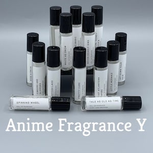 Anime Fragrances Y | Dandy Lions Creations | Anime Perfume Cologne | Fandom Gift | Gifts for Geeks | Gifts Under 15 | Cosplay Prop | Otaku