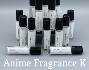 Anime Fragrances K | Dandy Lions Creations | Anime Perfume Cologne | Fandom Gift | Gifts for Geeks | Gifts Under 15 | Cosplay Prop | Otaku