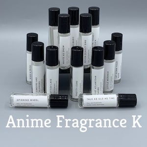 Anime Fragrances K | Dandy Lions Creations | Anime Perfume Cologne | Fandom Gift | Gifts for Geeks | Gifts Under 15 | Cosplay Prop | Otaku
