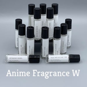 Anime Fragrances W | Dandy Lions Creations | Anime Perfume Cologne | Fandom Gift | Gifts for Geeks | Gifts Under 15 | Cosplay Prop | Otaku