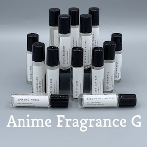 Anime Fragrances G | Dandy Lions Creations | Anime Perfume Cologne | Fandom Gift | Gifts for Geeks | Gifts Under 15 | Cosplay Prop | Otaku