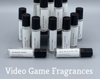 Video Game Fragrances | Dandy Lions Creations | Gamer | Geek Gifts | Gamer Gift | Cosplay Prop | Gifts Under 15 | Video Game Perfume Gaming