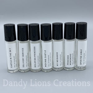 Anime Studio Fragrance Collection | Dandy Lions Creations | Anime | Gifts for Her | Gifts for Him | Otaku | Fan Art | Otaku | Manga  Perfume