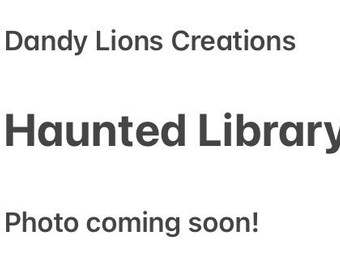 Haunted Library Fragrance | Dandy Lions Creations | Goth Perfume Oil | Halloween | Unique Fragrance | Alternative | Creepy | Spooky |  Black