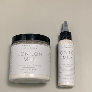 Milk Dusting Powder | Body Powder | Video Game | Talc Free | Baking Soda and Cornstarch Free