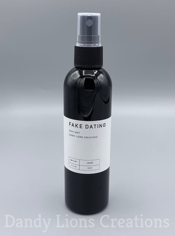 Fake Dating Body Mist | Dandy Lions Creations | Fanfiction Trope | Fanfic | Fandom Trope | Nerdy Gifts | Fanfiction Gift | Geek Gifts  |  AU