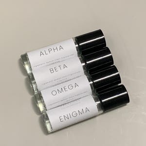 Omegaverse Fragrance Collection | Dandy Lions Creations | Omegaverse Perfume Cologne | Fanfiction | Alpha Beta Omega | Fandom Trope | Slick