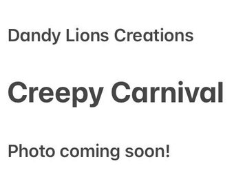 Creepy Carnival Fragrance | Dandy Lions Creations | Goth Perfume Oil | Cotton Candy | Unique Fragrance | Alternative | Creepy | Spooky Clown