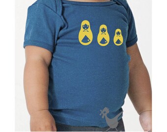 Matruschka Bügelbild Aufbügler Applikation Sticker Textilaufkleber Flockfolie DIY Kinder T-Shirt individualisierbar Farbe/ Grösse