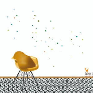 Wall decal dots own color combination image 4