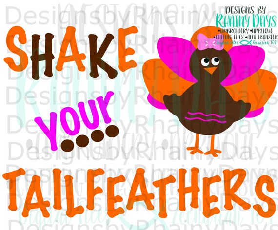 Buy 3 Get 1 Free Shake Your Tailfeathers Svg Cutting Design Etsy