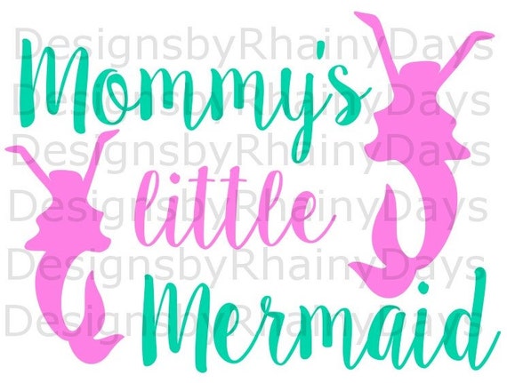 Download Buy 3 Get 1 Free Mommy S Little Mermaid Svg Png Cutting Etsy