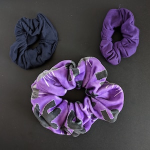 Over Sized Velvet Cryptid  Scrunchie 3 pack