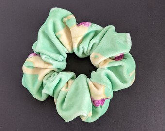 Over Sized Velvet Dino Flower Crown Scrunchie 3 Pack