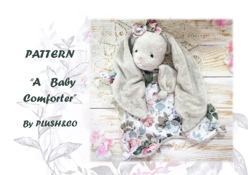 Diy Plush Pattern Diy Baby Comforter Baby Comforter Blanket Etsy
